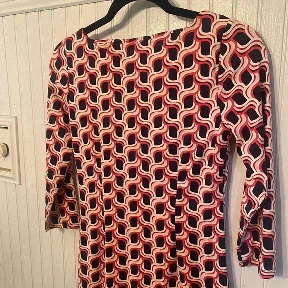 Talbots Side Tie Swirl Print sheath dress - Picture 5 of 9